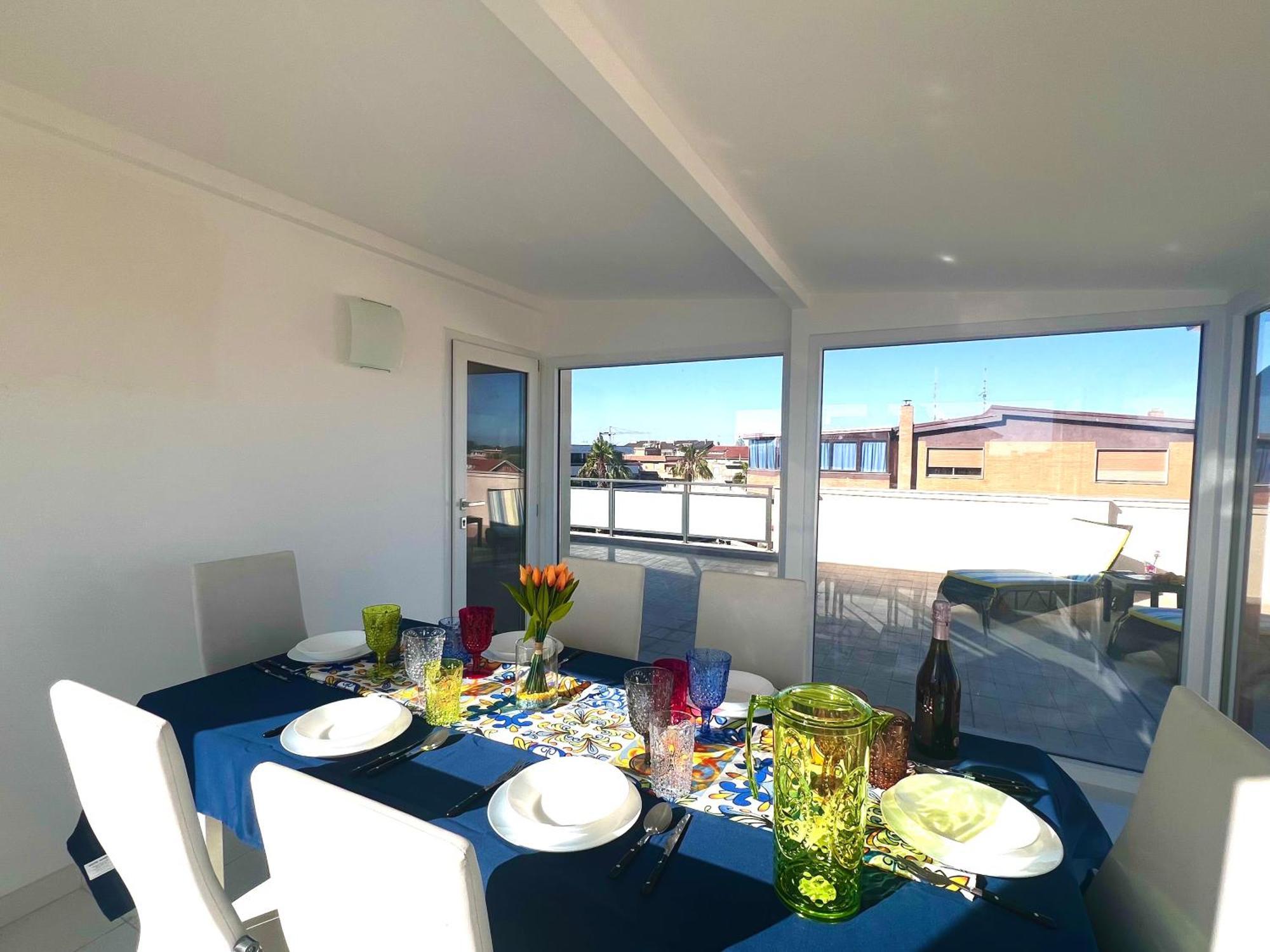 Roma Airport Sky Apartments Fiumicino Exterior photo
