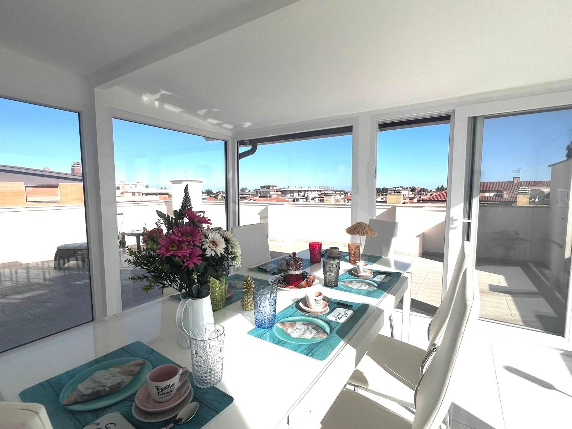 Roma Airport Sky Apartments Fiumicino Exterior photo